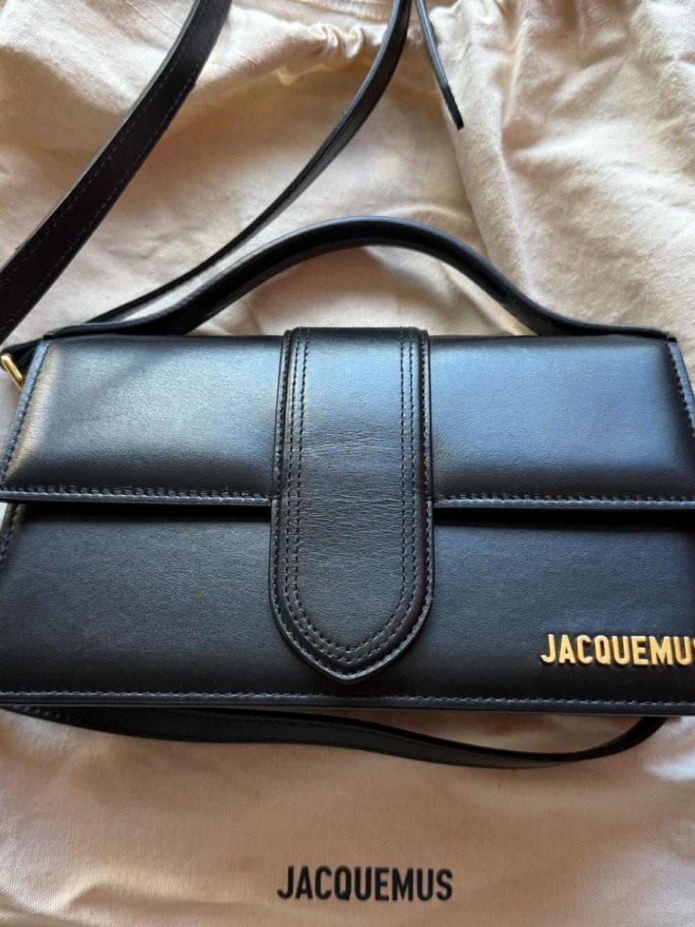 Jacquemus Le Grand Bambino Handbag, Black - Picture 3 of 6